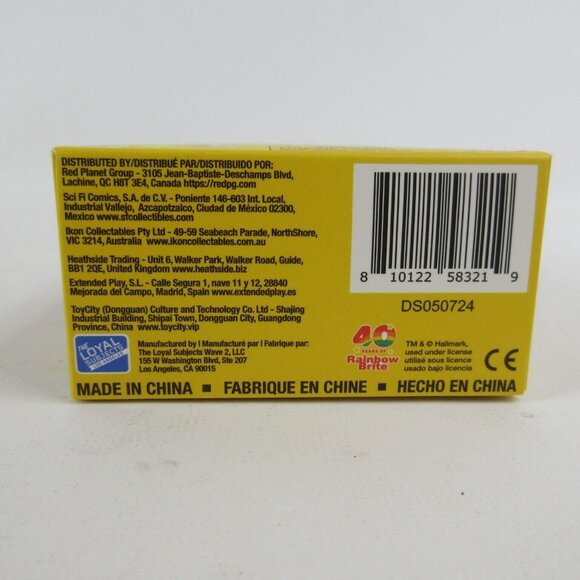 Rainbow Brite RARE CHASE Tickled Pink Blue Glitter Cheebee Figure TLS 40th - Picture 3 of 6